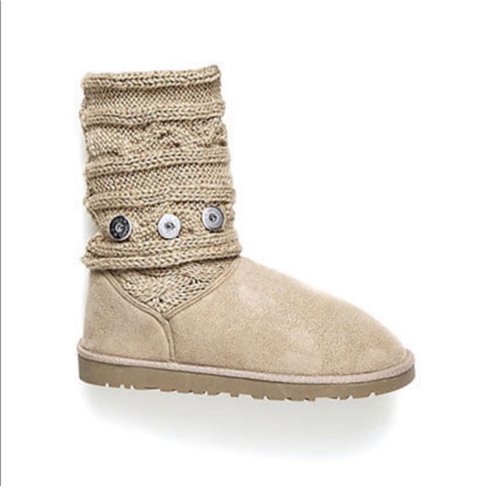 Ginger Snaps Microsuede with Chalet Knit Boots